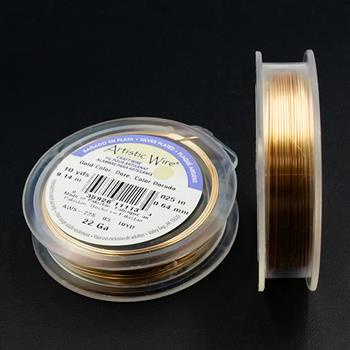 Drut miedziany ARTISTIC WIRE GOLD 0,64mm/9,1m