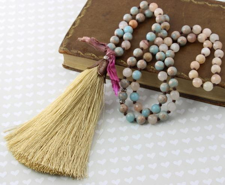 Czapeczka ozdobna tulipan miedziany 18mm