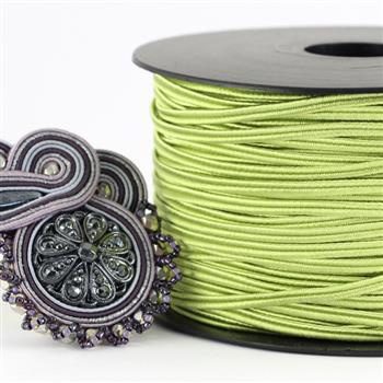 Sznurek sutasz acetat ITALY 2,5mm kiwi [1metr]