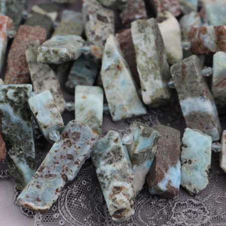 Larimar zęby nieregularne 30-40mm