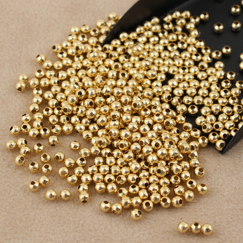 Przekładka kula stal szlachetna pozłacana 3mm/1,2 [500szt]