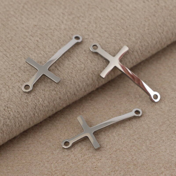 Łącznik krzyżyk stal szlachetna 25x12mm