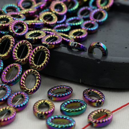 Hematyt tęczowy owal 15x11mm