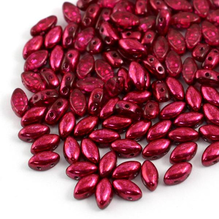 IrisDuo 4x7mm Crystal Pomergranate Metallic Ice [30szt]