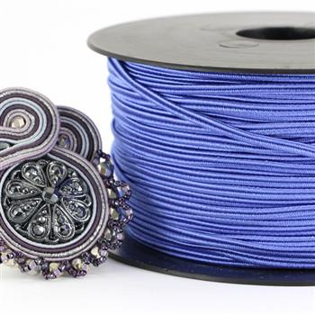 Sznurek sutasz acetat ITALY 2,5mm periwinkle [1metr]