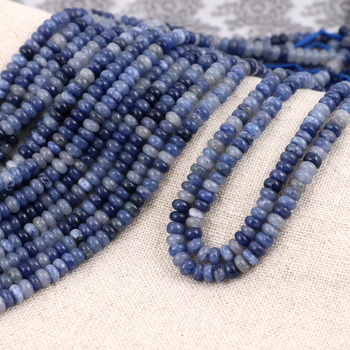 Sodalit oponka gładka 4x2mm [sznur 39cm]
