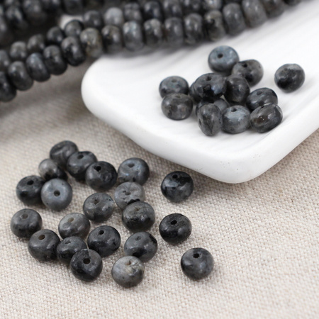 Larvikit oponka gładka 6x4mm