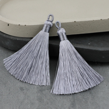 Chwost z pętelką szary 70 mm