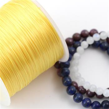 Gumka płaska nitkowa żółta 0,6mm