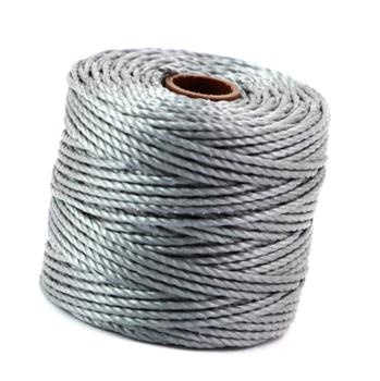 Nici nylonowe S-Lon heavy twist macrame cord GREY 0,9mm/32m [szpula]