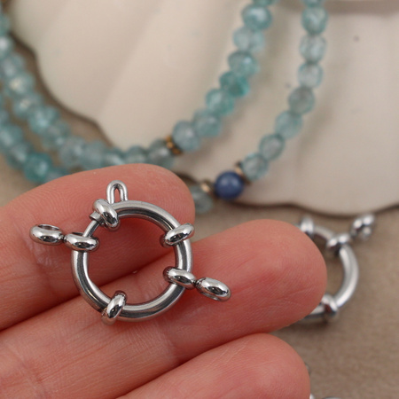 Zapięcie duży federing marynarski stal szlachetna 16mm