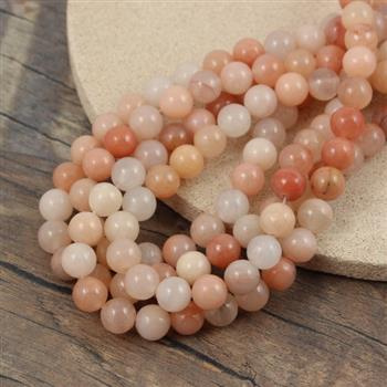 Awenturyn różowy kula gładka 8mm