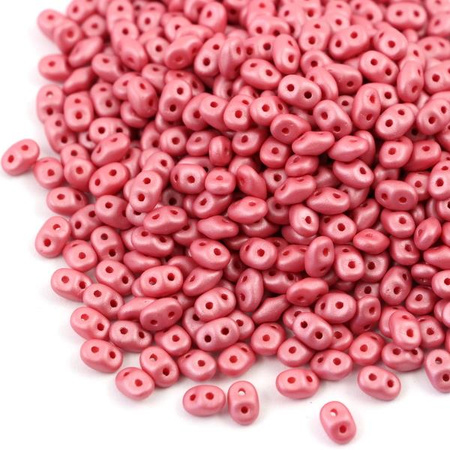 SuperDuo 2.5x5mm Powdery - Pastel Maroon [5g]