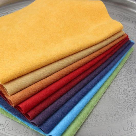 Welurowa dzianina do wykończeń biała 30x20cm