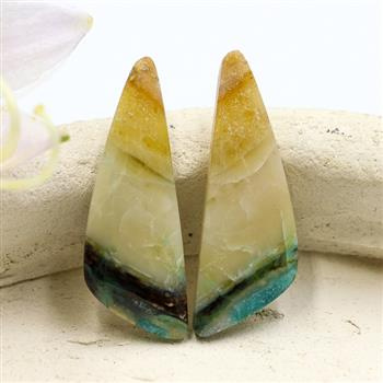 Kaboszony opal blue 28x10x4mm [para]