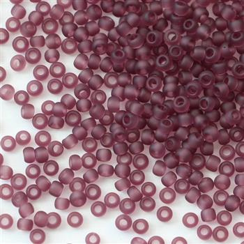 Toho Round 11/0 Transparent-Frosted Med Amethyst [10g]
