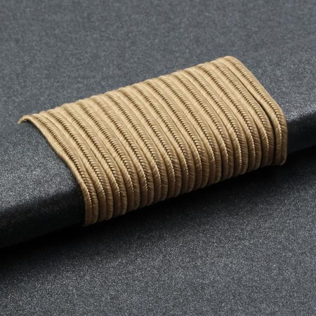 Sznurek sutasz wiskoza Pega 3mm sepia [1 metr]