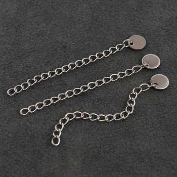 Łańcuszek przedłużka z blaszką stal szlachetna 5cm