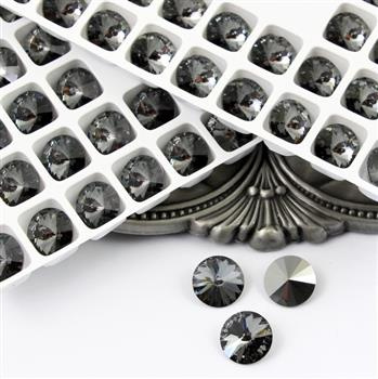 Preciosa Rivoli Maxima Nightfall 12mm [2szt]