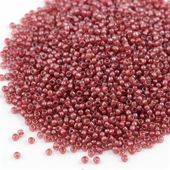 Toho Round 11/0 Transparent-Lustered Rose/Mauve-Lined [10g]