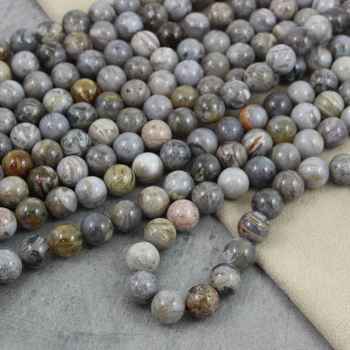 Agat bambusowy kula gładka 10mm