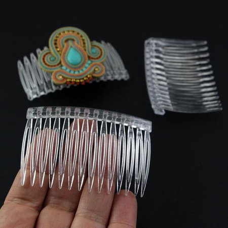 Baza grzebień do włosów plastik 70x45mm