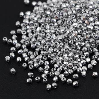 Fire Polish 2mm Crystal Labrador Full [80szt]