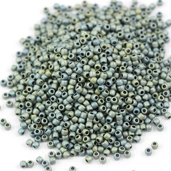 Toho Round 11/0 Higher-Metallic Frosted Blue Haze [10g]