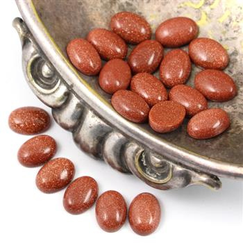 Kaboszon piasek pustyni owal 14x10mm