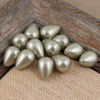 Perła seashell kropla szara 18x13mm