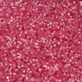 Miyuki Delica 11/0 Dyed Rose AB Silk Satin [5g]