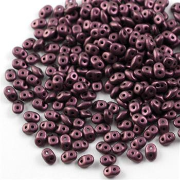 SuperDuo 2.5x5mm Metallic Suede Pink [5g]