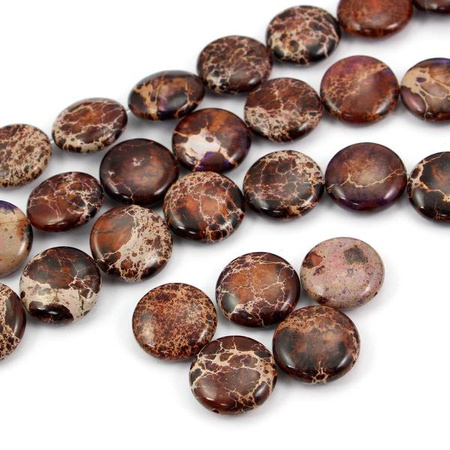 Jaspis lazurowe wybrzeże moneta brązowa 18mm