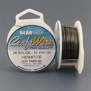 Beadsmith Drut miedziany HEMATITE 0,5mm/9,2m