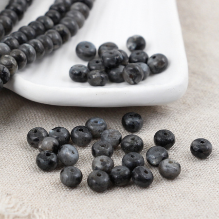 Larvikit oponka gładka 6x4mm