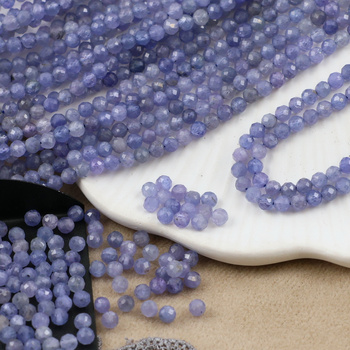 Tanzanit kula fasetowana 3,5mm [20szt]