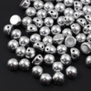 CzechMates Cabochon 7mm Matte Metallic Silver [10szt]