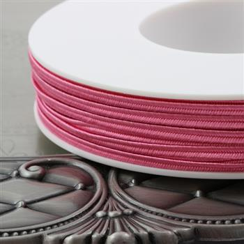 Sznurek sutasz wiskoza Pega 3mm różowy [szpula 50m]