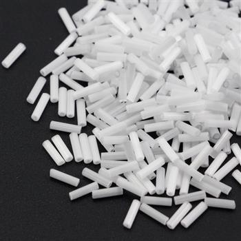 Miyuki Bugle #2 Satin White 6mm [5g]