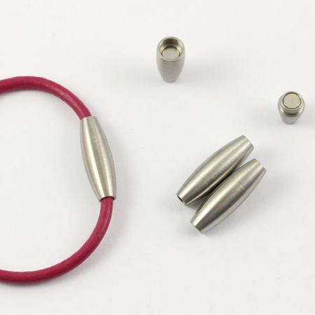 Zapięcie magnetyczne oliwka stal szlachetna 3mm