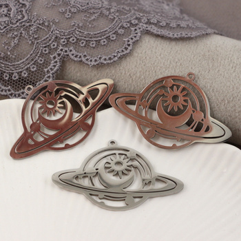 Zawieszka planeta stal szlachetna 40x25mm