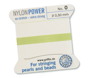 Griffin Nici nylonowe z igłą jade green 0,30mm [2m]