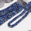 Lapis lazuli kostka fasetowana 3mm [sznur 38cm]