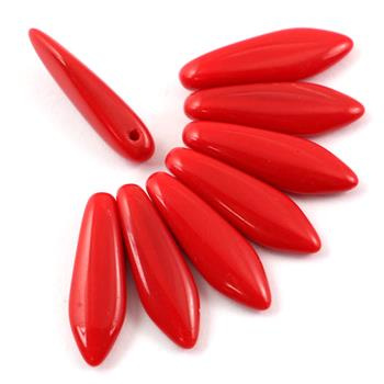 Dagger Opaque Red 5x16mm [10szt]