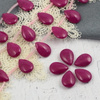 Jadeit łezka purpurowa 18x13mm