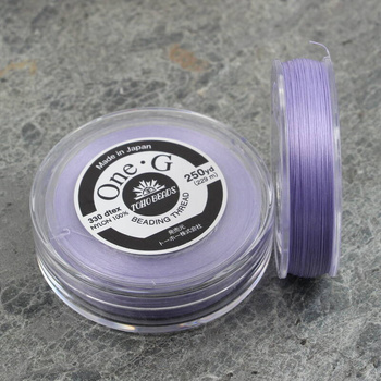 One-G nici nylonowe Lt. Lavender 0,25mm [szpula 229m]