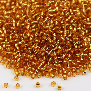 Toho Round 11/0 Silver-Lined Med Topaz [10g]