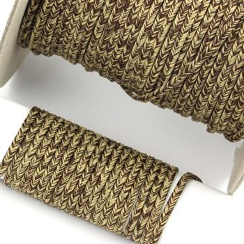 Sznurek sutasz POLSKI 3mm melanż piaskowy + brązowy [1metr]