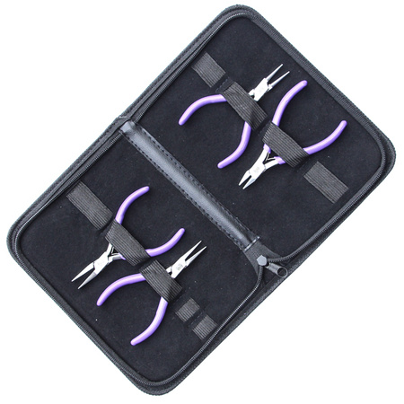 Zestaw narzędzi do robienia biżuterii SUPER FINE Pliers Set szczypce Beadsmith