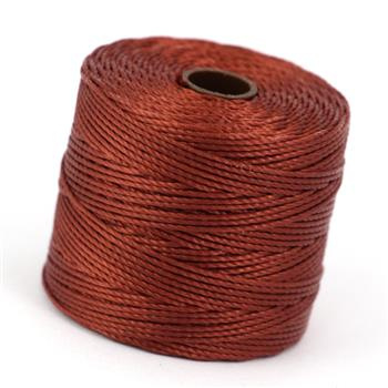 Nici nylonowe S-Lon bead cord SIENNA  0,5mm/70m [szpula]